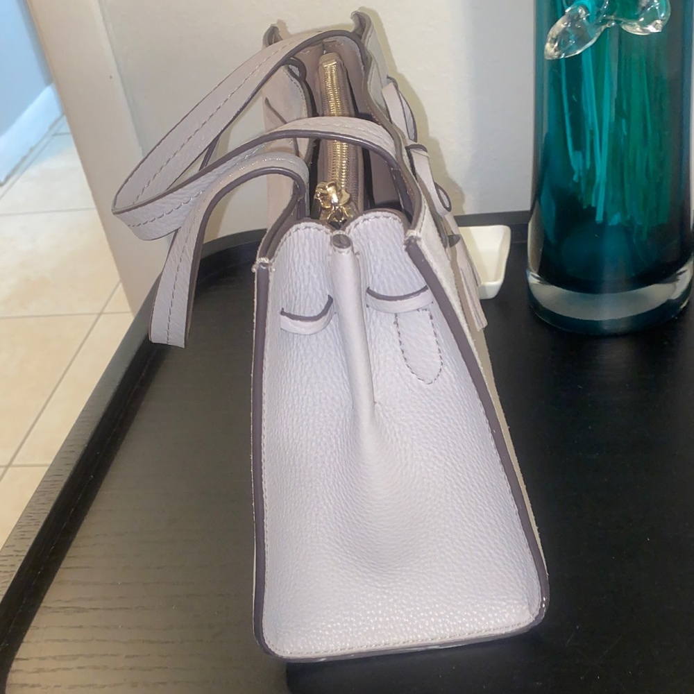 Kate Spade Taupe Satchel with Tassel Detail - Picture 5 of 5
